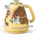 Hazel Quinn Retro Electric Kettle 1.7L - Fast Boil, Stainless