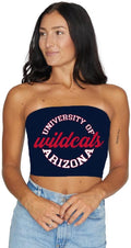 Lojobands Women's Tailgate Outfit Tube Top for Game Day Fun