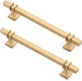 Cabinet Hardware 10pcs 5in Brushed Gold Cabinet Handles - Modern Pulls