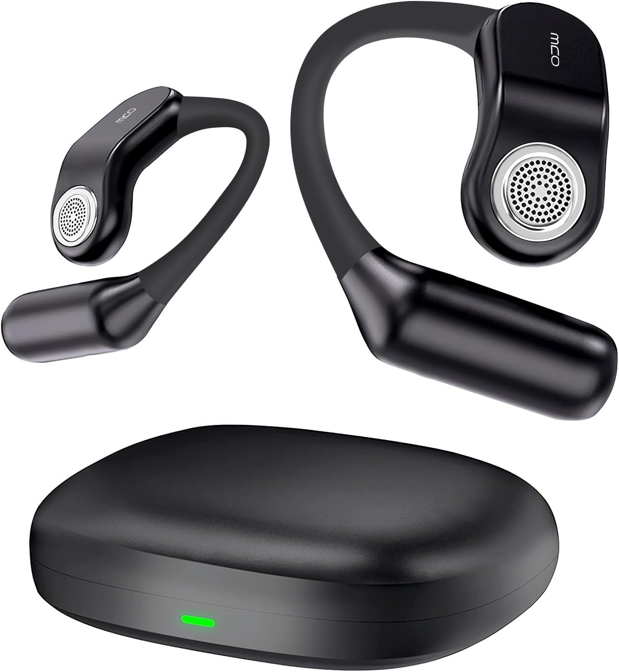 Open-Ear Wireless Earbuds - 48H Battery, IPX7, Air Sound, Earhooks