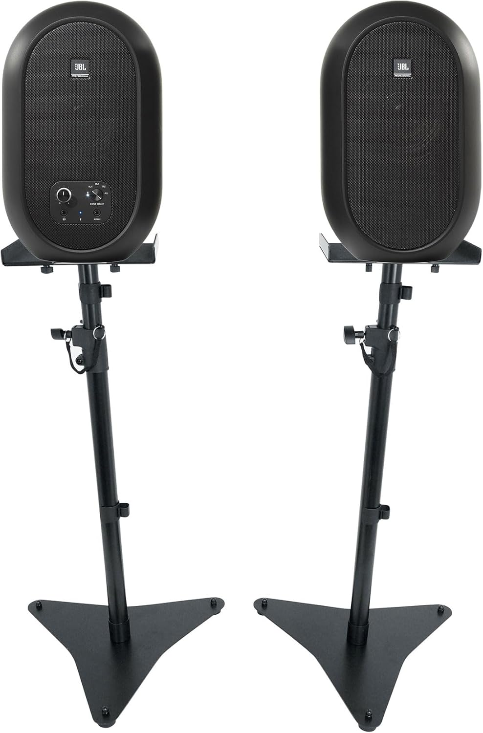Powerful Studio Monitors + Stands Bundle