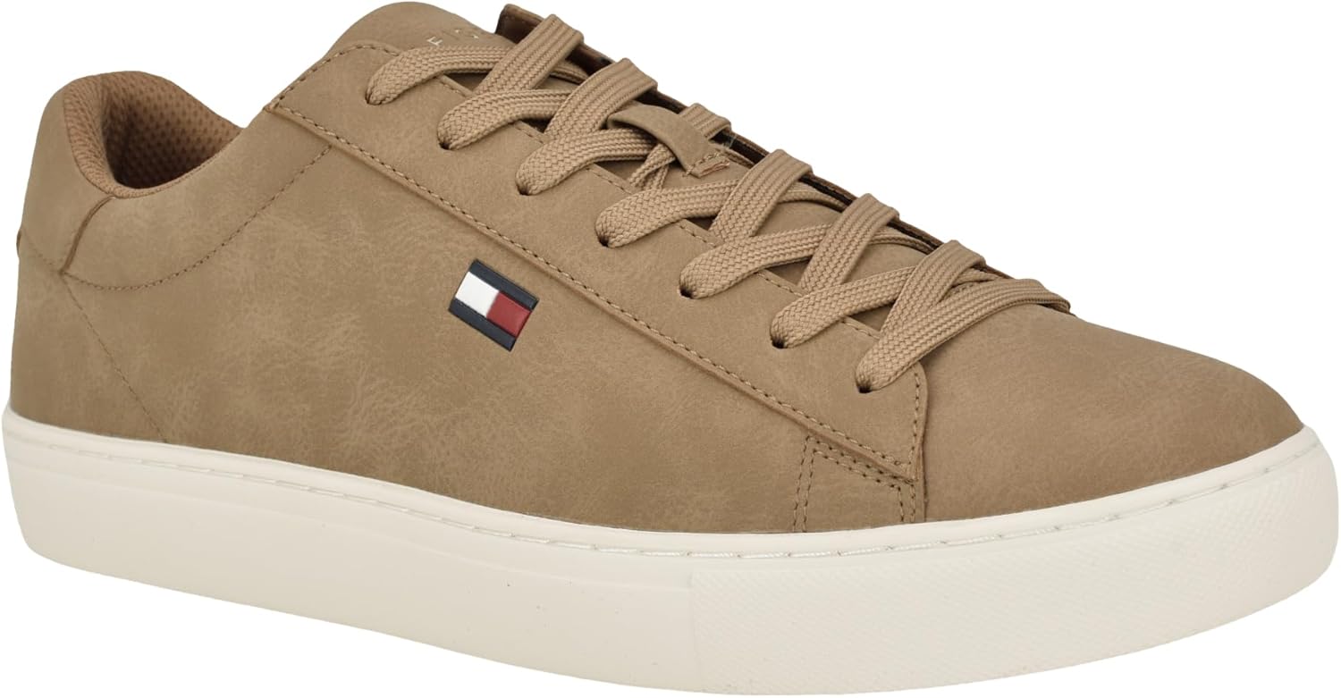 Tommy Hilfiger Brecon: Stylish Lace-Up Faux Suede Sneakers