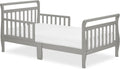 Classic Sleigh Toddler Bed in Cool Grey - Low-to-Floor Safety