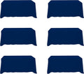 Navy Blue Tablecloths 90 x 132 in for 6 ft Tables - 6 Pack