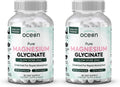 Magnesium Glycinate for Women and Men - 2 Bottles Maximum Strength