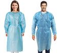 120 Pack Disposable Isolation Gowns - Blue Level 2 SMS Fluid-Resistant