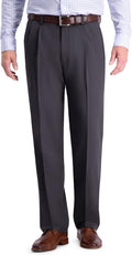 Haggar Cool 18 Pro Classic Fit Pleat Front Pant (Style 9MDX)