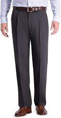 Haggar Cool 18 Pro Classic Fit Pleat Front Pant (Style B3NK)