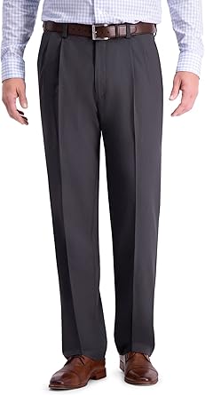 Haggar Men's Cool 18 Pro Classic Fit Pleat Front Pants Review