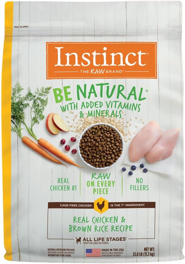 Instinct Be Natural Dry Dog Food with Real Chicken & Brown Rice