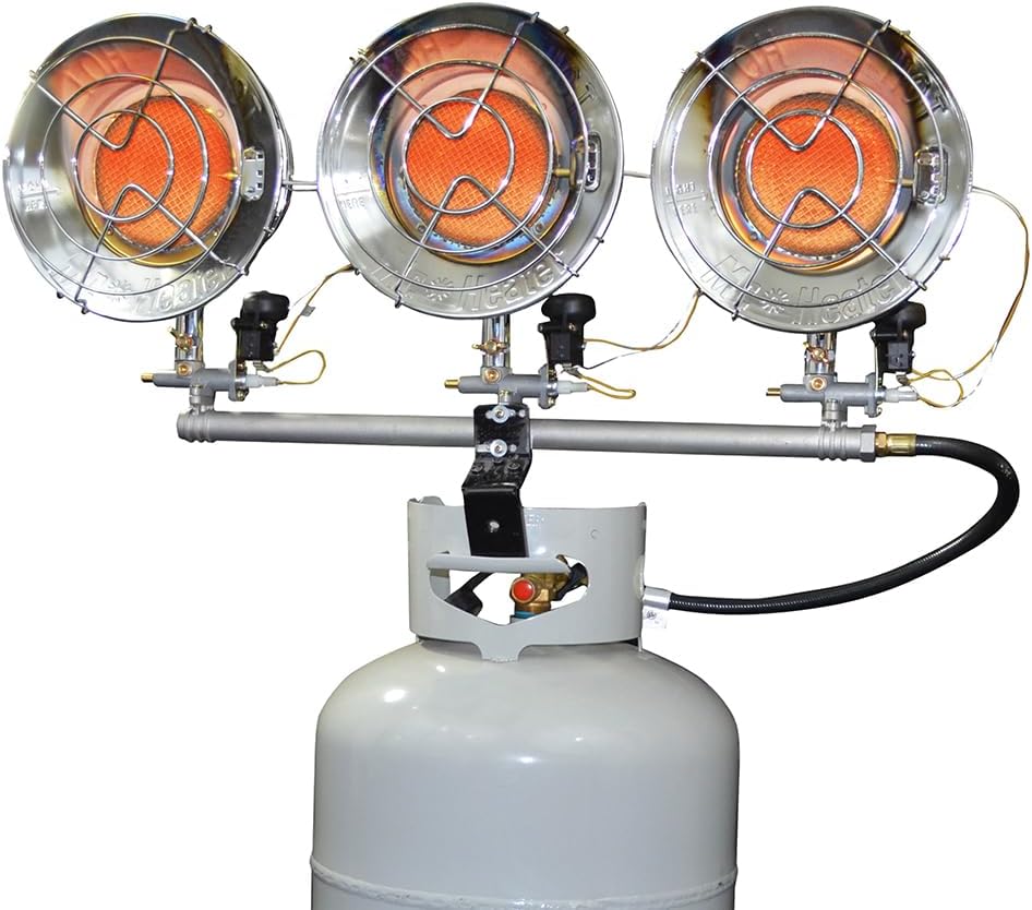 Stay Warm Anywhere with Mr. Heater Triple Tank Top Infra-Red Heater