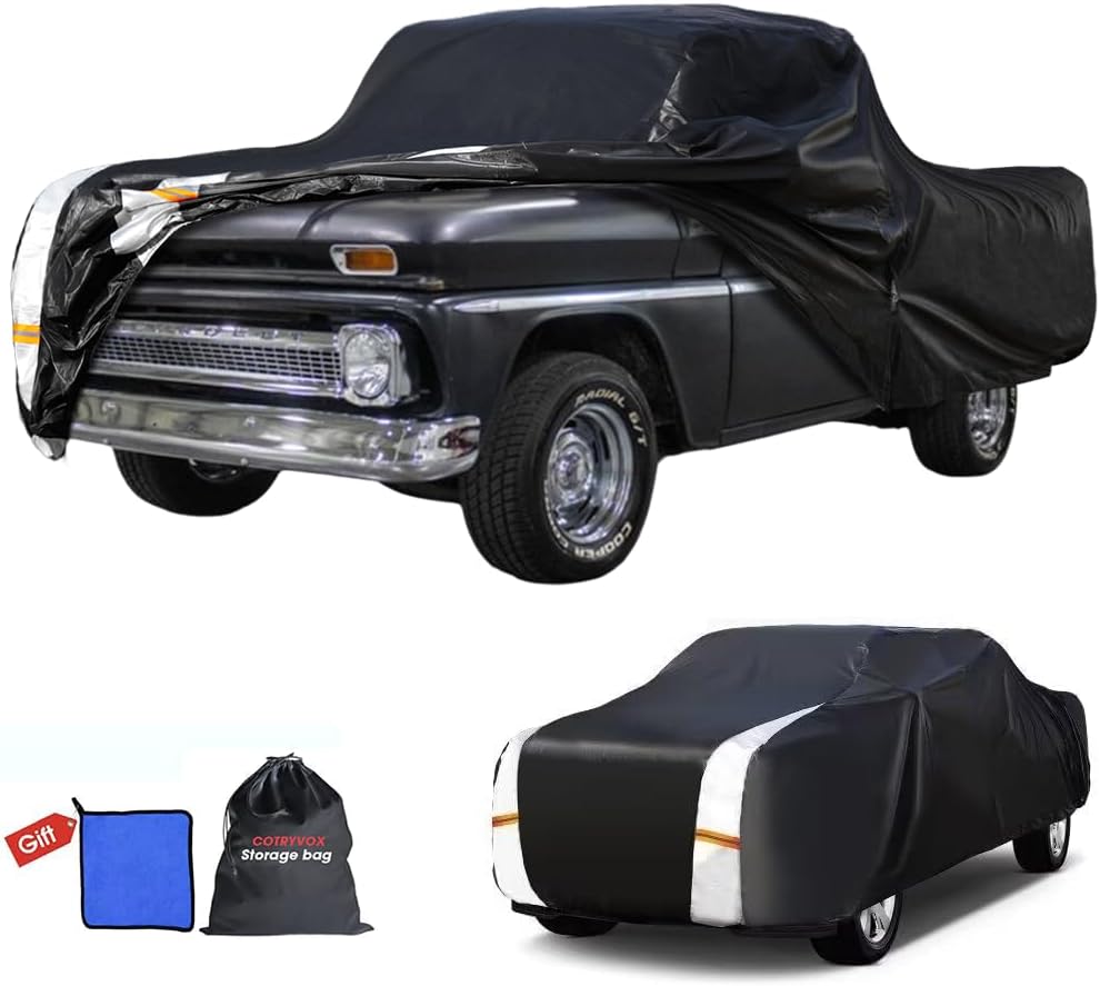 C10 Truck Cover Custom Fit for 1960-2002 Models with Zipper