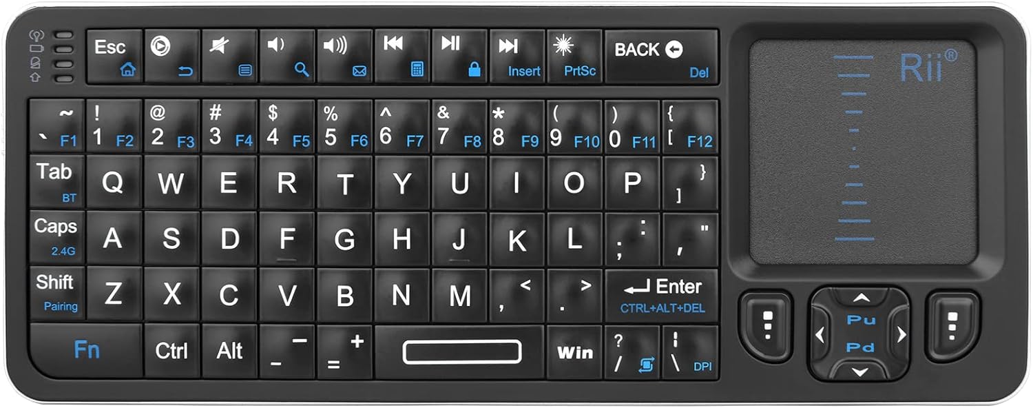 Rii K06 Mini Bluetooth Keyboard: Backlit & Wireless