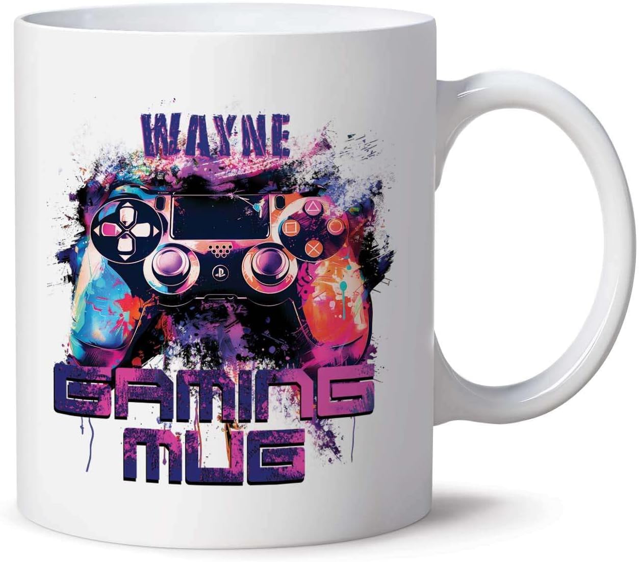Personalized Gaming Mug - Colorful Custom Design