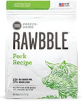 BIXBI Rawbble Freeze Dried Dog Food, Pork Recipe for Dogs