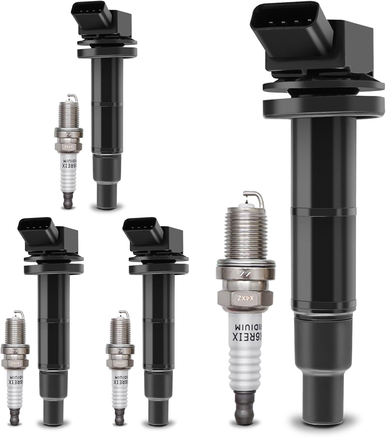 UF333 Ignition Coil Packs & 7092 Double Iridium Spark Plug Set
