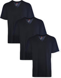 Hanes Mens Tall Cotton V-Neck Tagless Undershirts Multipack - Extra