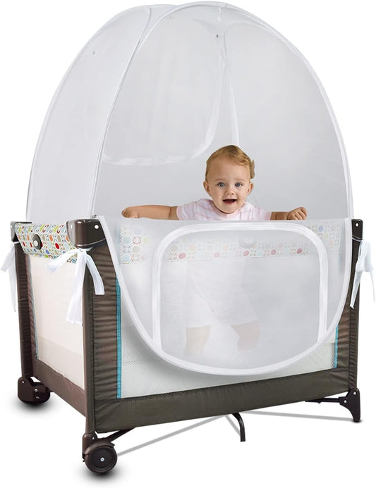 Durable Baby Crib Safety Net: Keep Baby Safe & Bug-Free!
