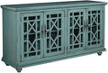 Rustic Chic TV Stand, Antique Teal-Green, 63 | Martin Svensson