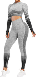 FeelinGirl Workout Sets for Women 2 Piece Workout Outfit - High Waist