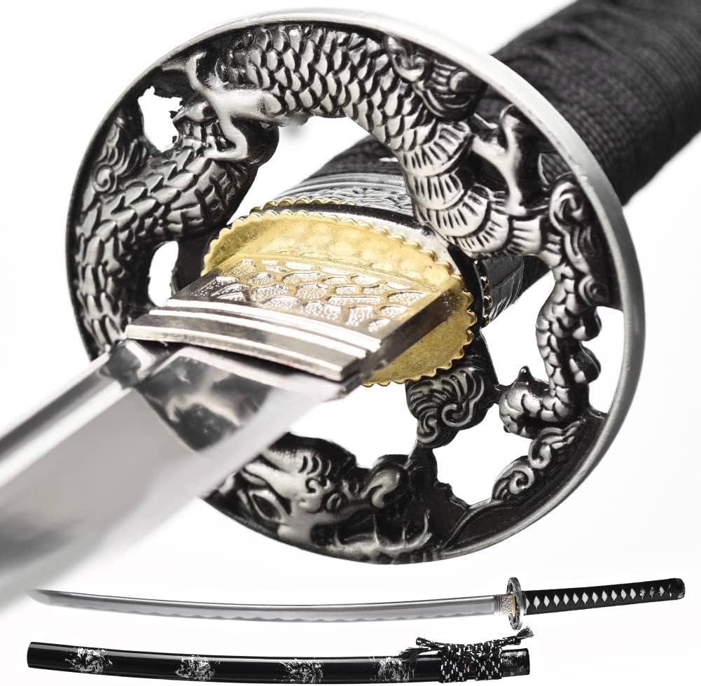 YONG XIN SWORD Samurai Katana Sword - Handmade Damascus Steel