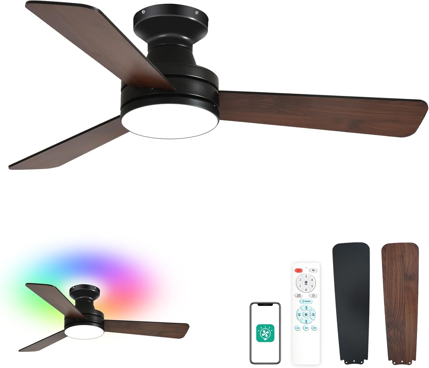 Orison Ceiling Fans with Lights 42 Inch for Ultimate Comfort