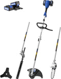 WILD BADGER POWER 40V Cordless Weed Wacker 4-in-1 Multi-Tool Kit