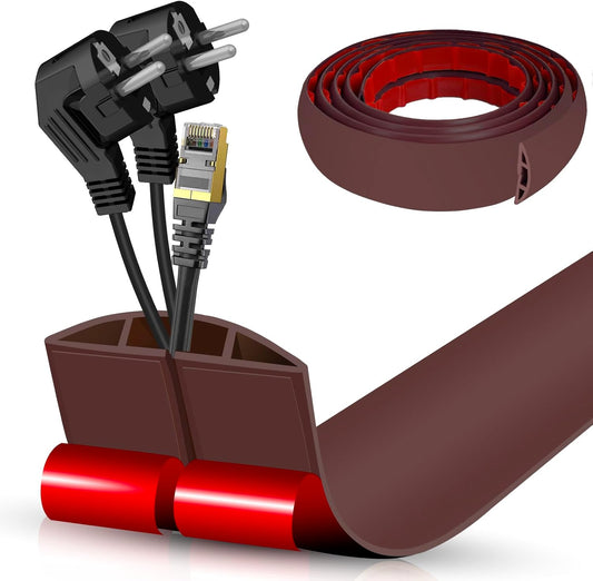 10FT Self-Adhesive Cord Hider - Low Profile Cable Management