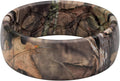 Mossy Oak Camo Silicone Wedding Ring for Men - Breathable Fit