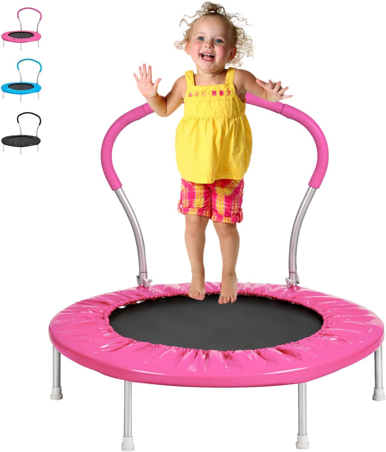 36-Inch Kids Trampoline for Toddlers - Safe Indoor Fun