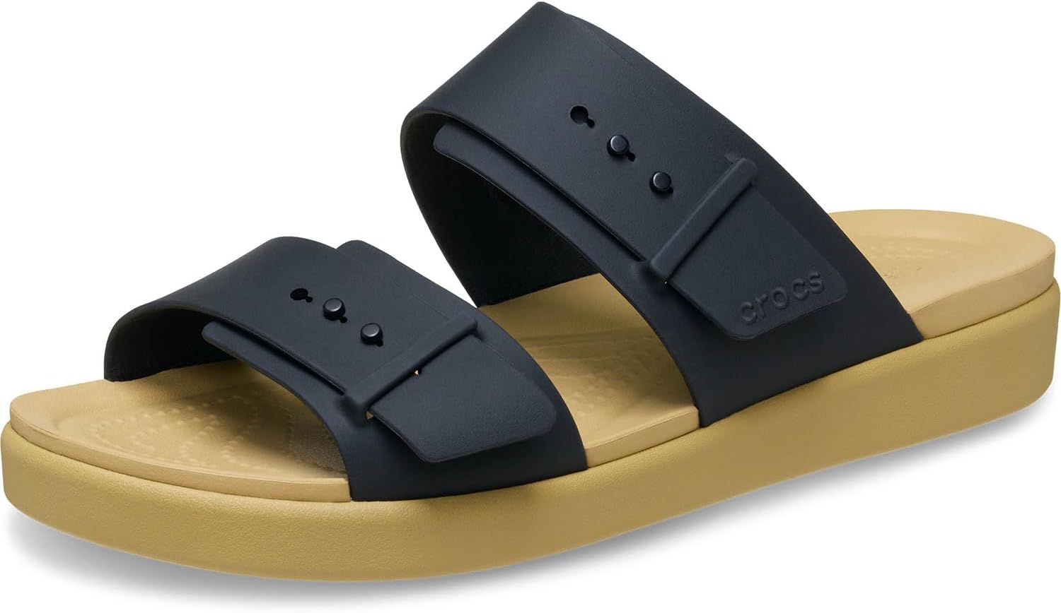 Crocs Women's Brooklyn Buckle Low Wedges for All-Day Comfort