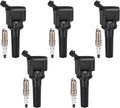 Set of 6 UF497 Ignition Coil Pack and 5019 Spark Plugs Compatible