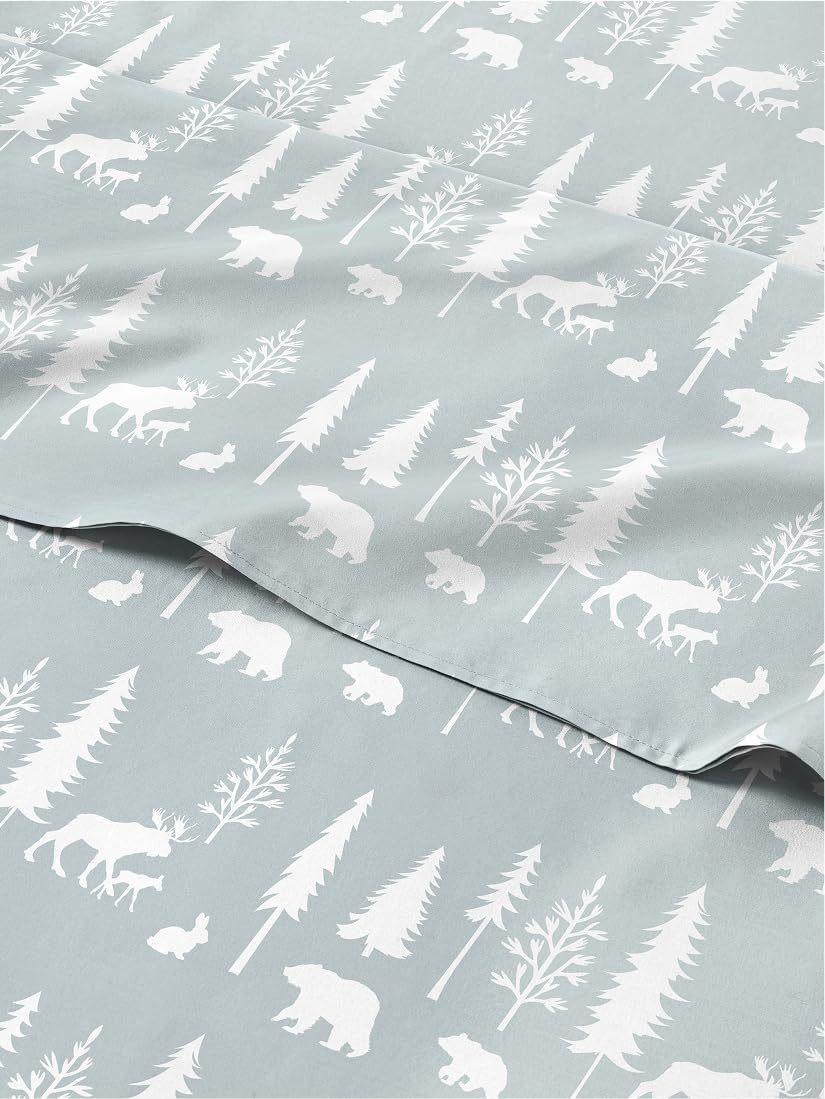 King Christmas Woodlands Sheet Set - Cozy Holiday Bedding