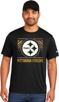 Zubaz NFL Men's Team Graphic T-Shirt - Bold Team Logo Tee