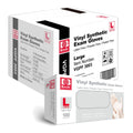 Latex-Free Vinyl Exam Gloves - Case of 1,000, Large