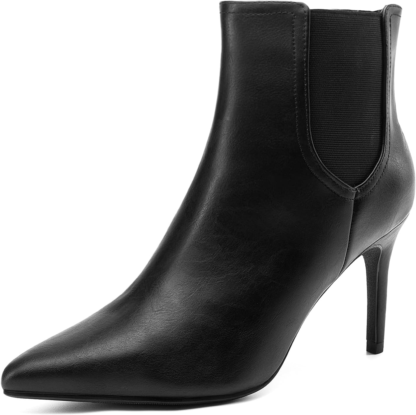 DREAM PAIRS Women's Pointed Toe Stiletto High Heel Booties