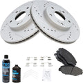 Front Brake Pad & Rotor Kit for 2013-2015 Acura ILX - Direct Fit