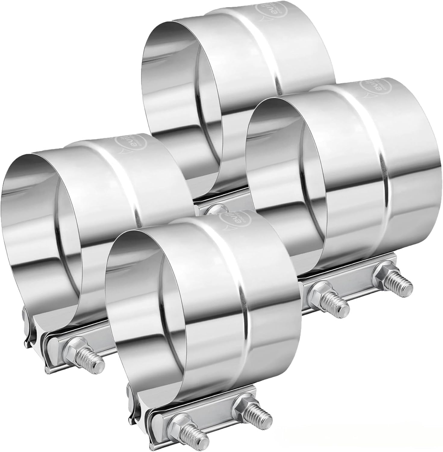 4ft' Exhaust Clamp for Pipes and Mufflers - Durable Stainless Steel