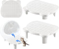 Adjustable Cat Litter Box Step Ramp - Double Layered Easy Clean