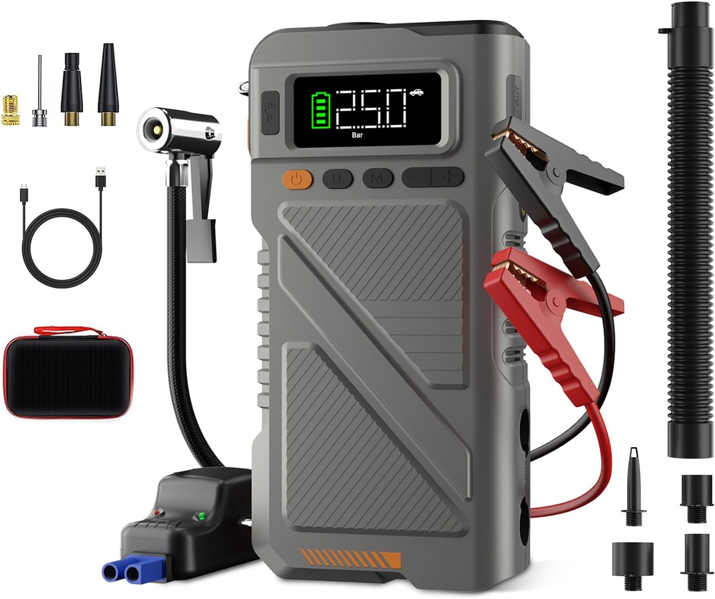 8000A Jump Starter & Air Compressor Combo