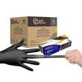 Nitrile Black Industrial Disposable Gloves Medium - Durable Fit