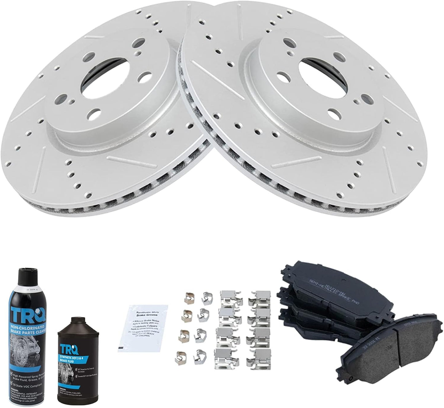 Performance Semi-Metallic Brake Pad & Rotor Kit for Toyota Corolla