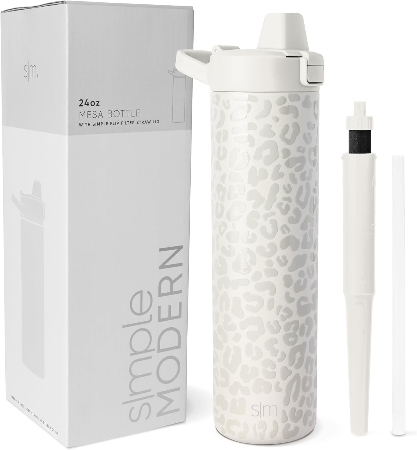 Filtered Water Bottle - Insulated Stainless-Steel Travel Bottle