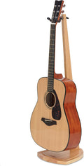 Red Oak Wooden Guitar Stand: Stylish Home Decor