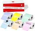 Phomemo Sticker Labels 1.57 x 1.18 in 6 Rolls - Colorful Multi-Purpose