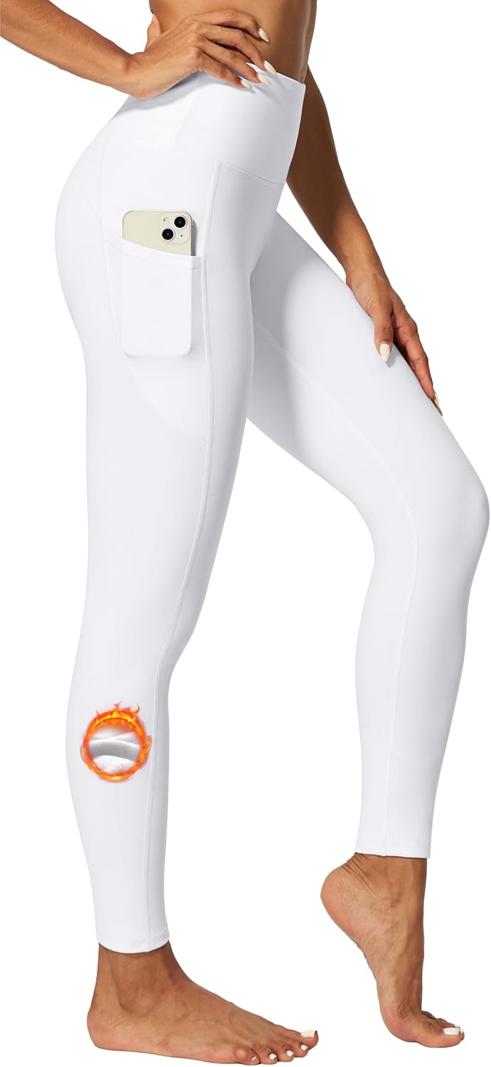 Fleece Lined Leggings for Women - Thermal Winter Tights