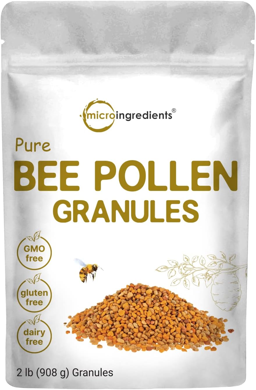 Premium Bee Pollen Superfood, 2lbs | Rich in B Vitamins & Antioxidants