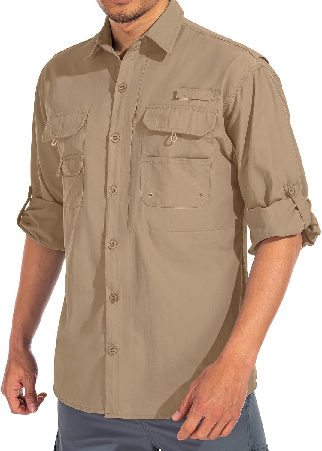 Men's Sun Protection Fishing Shirts for Outdoor Adventures