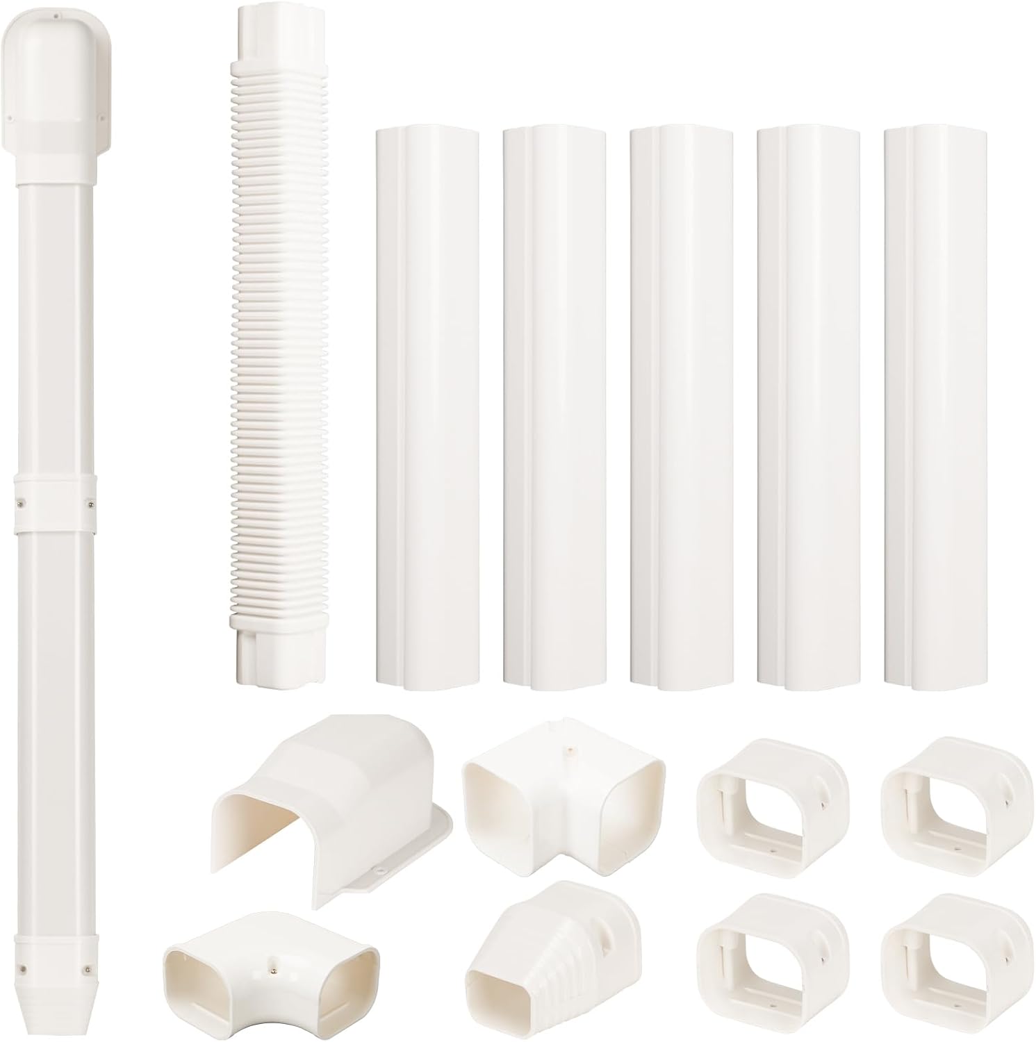 BEWAVE 3 10 Ft AC Line Cover Kit - Hide Unsightly Lines Effortlessly!