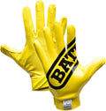 Double Threat Wide Receiver Football Gloves with Ultra Stick Grip